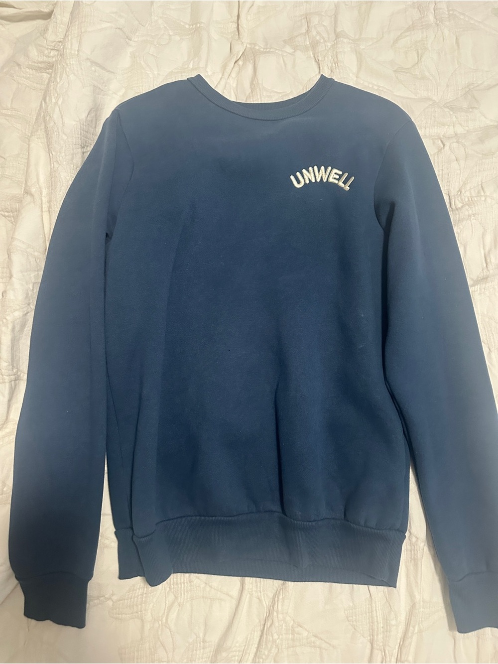UNWELL Women's Navy Crewneck Sweatshirt